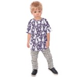 Easter bunny pattern Kids  Raglan T-Shirt