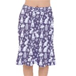 Easter bunny pattern Short Mermaid Skirt