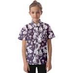 Easter bunny pattern Kids  Short Sleeve Shirt