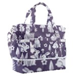 Easter bunny pattern Sports Shoulder Bag with Shoes Compartment