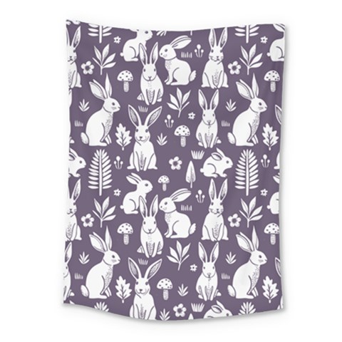 Easter bunny pattern Medium Tapestry from ArtsNow.com