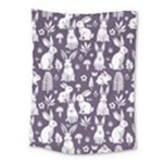 Easter bunny pattern Medium Tapestry