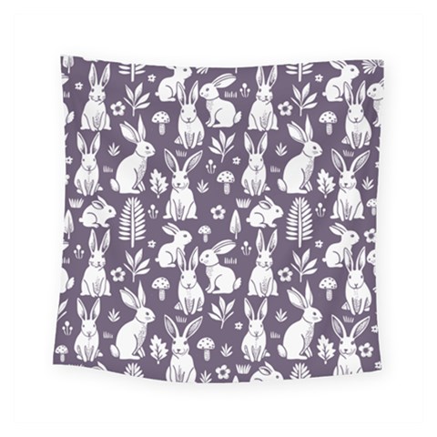 Easter bunny pattern Square Tapestry (Small) from ArtsNow.com