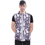 Easter bunny pattern Men s Puffer Vest