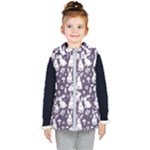Easter bunny pattern Kids  Hooded Puffer Vest