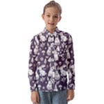Easter bunny pattern Kids  Long Sleeve Shirt
