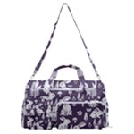 Easter bunny pattern Sports Gym Duffle Bag with Shoe Compartment