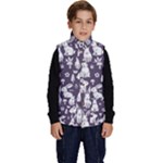 Easter bunny pattern Kid s Button Up Puffer Vest