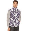 Men s High Neck Button Up Puffer Vest 