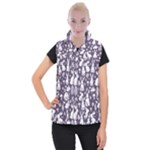 Easter bunny pattern Women s Button Up Vest