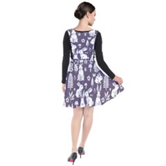Plunge Pinafore Dress 