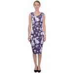 Easter bunny pattern Sleeveless Pencil Dress