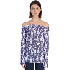 Off Shoulder Long Sleeve Top 