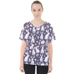 V-Neck Dolman Drape Top 