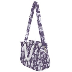 Rope Handles Shoulder Strap Bag 