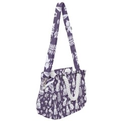 Rope Handles Shoulder Strap Bag 