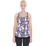 Easter bunny pattern Piece Up Tank Top