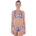 Easter bunny pattern Criss Cross Bikini Set