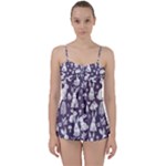 Easter bunny pattern Babydoll Tankini Set