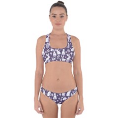Easter bunny pattern Cross Back Hipster Bikini Set from ArtsNow.com