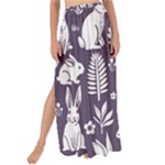 Easter bunny pattern Maxi Chiffon Tie-Up Sarong