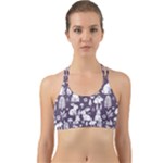 Easter bunny pattern Back Web Sports Bra