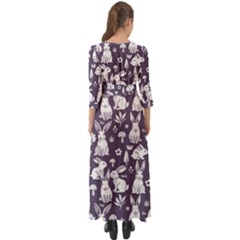 Button Up Boho Maxi Dress 