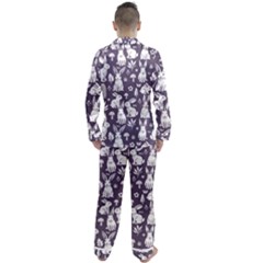 Men s Long Sleeve Satin Pajamas Set 