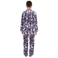 Women s Long Sleeve Satin Pajamas Set 