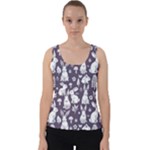 Easter bunny pattern Velvet Tank Top
