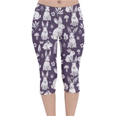 Velvet Capri Leggings  