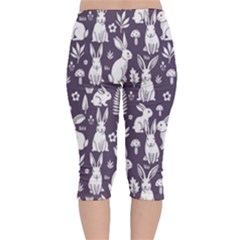 Velvet Capri Leggings  