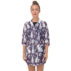 Half Sleeve Chiffon Kimono 