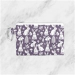 Easter bunny pattern Canvas Cosmetic Bag (Small)