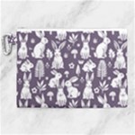 Easter bunny pattern Canvas Cosmetic Bag (XL)
