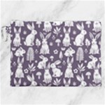 Easter bunny pattern Canvas Cosmetic Bag (XXL)