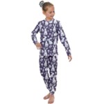 Easter bunny pattern Kids  Long Sleeve Set 