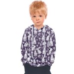 Easter bunny pattern Kids  Overhead Hoodie