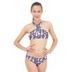 Easter bunny pattern High Neck Bikini Set