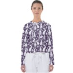 Easter bunny pattern Women s Slouchy Sweat