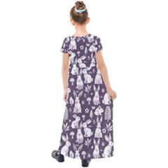 Kids  Short Sleeve Maxi Dress 