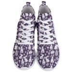 Easter bunny pattern Men s Lightweight High Top Sneakers