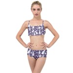 Easter bunny pattern Layered Top Bikini Set