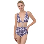 Easter bunny pattern Tied Up Two Piece Swimsuit