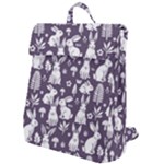 Easter bunny pattern Flap Top Backpack