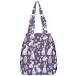 Easter bunny pattern Center Zip Backpack