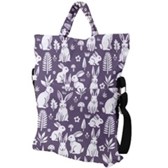 Fold Over Handle Tote Bag 