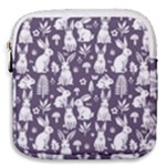 Easter bunny pattern Mini Square Pouch