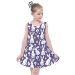 Easter bunny pattern Kids  Summer Dress