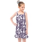Easter bunny pattern Kids  Overall Dress
